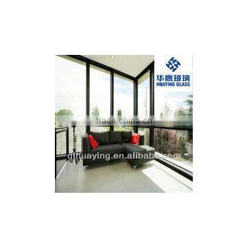 Curtain wall tempered building glass