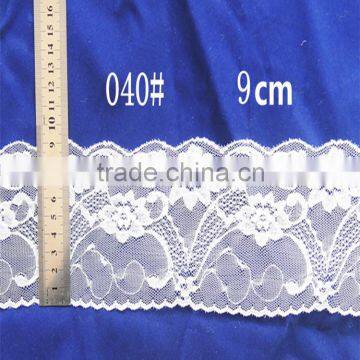 wholesale 9cm width Good quality water soluble fabric Embroidery lace for clothing