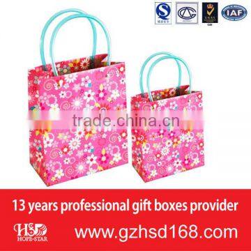 2016 Custom Logo Printed Paper Shopping Bag, Shopping Gift Paper Bag Wholesale photo-3