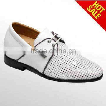 white height increasing leather sandals for men