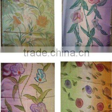 HAND BRUSH PAINTED PASHMINA SHAWLS