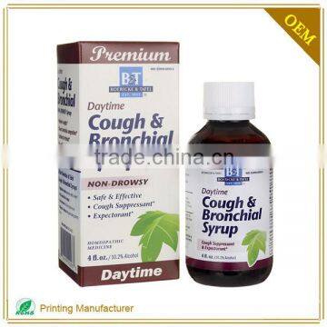 High Quality Vial Actavis Prometh Cough Syrup Label Sticker Manufacturer