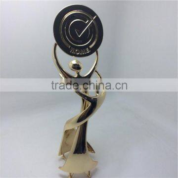 custom design die casting prize medal trophy award souvenir in real 24k gold plating processing ,