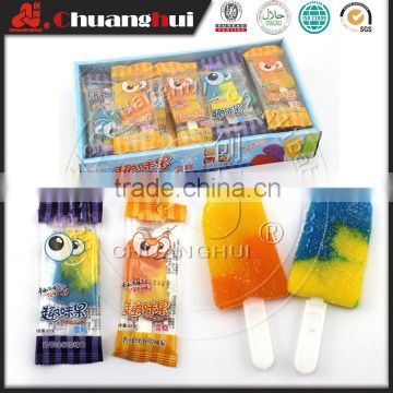 18g Ice Cream Gummy Lollipop Fruity Soft Candy