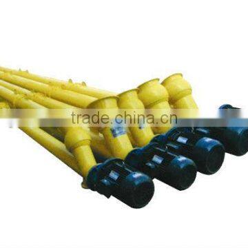 Flexible concrete transportation screw conveyor