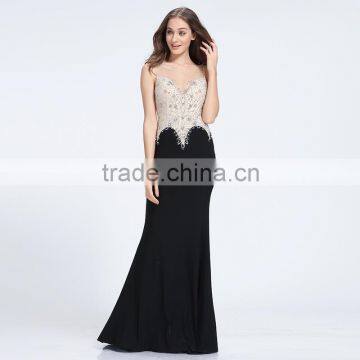 Black beaded girls long abaya dubai style sex night dress maxi dresses