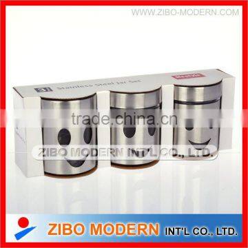 stainless steel Glass Jar for food/glass bottle