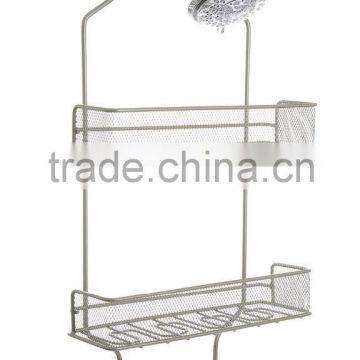 Chrome shower caddy