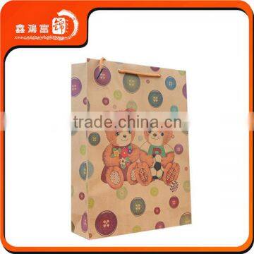 2016 XHFJ Popular Garment Shopping Paper Bag Design in Craft Paper photo-6