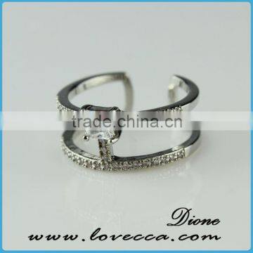 2015 new arrival !!! High quality lots sterling silver ring for ladies