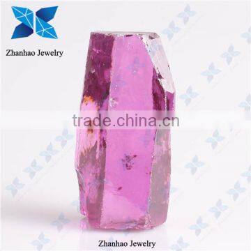 cz stone synthetic hot sale rough cubic zirconia pink stone price