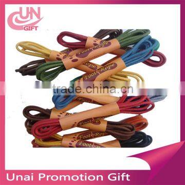 Customized cheap sublimation polyester fabric shoelace