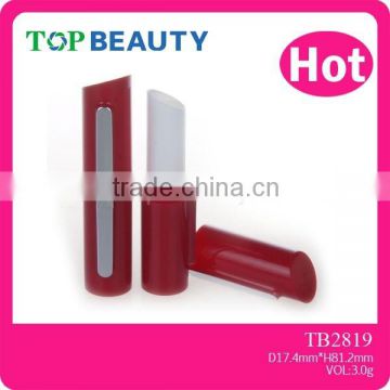 TB2819-2 fashion hot empty lip balm in plastic