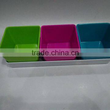 Melamine Bowl With Tray,melamine Dinnerware