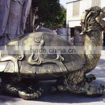 bronze turtle sculpture