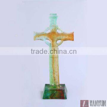 Colorful STAUROS glass crystal cross