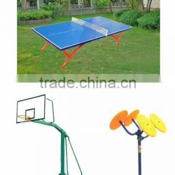 Tainbow shape table outdoor table Folded portable tennis table