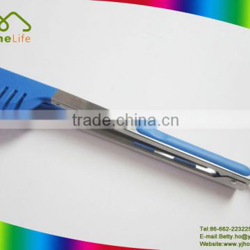 Hot sale High quality durable stainless steel handle silicone kitchen tongs