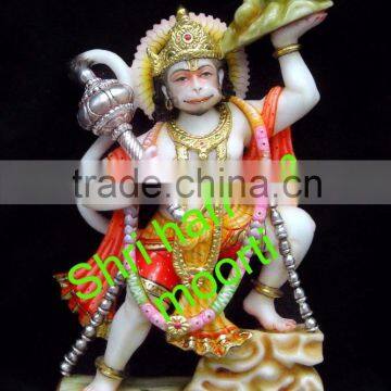 Lord Hanuman Marble Statue