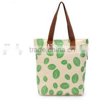 2015 Hot sell leisure canvas GPC shopping lady handbag