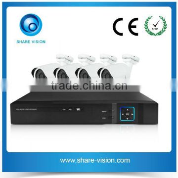 HD Surveillance System 4CH Realtime AHD DVR Combo Camera KIT for Home Security