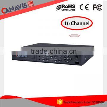 CCTV System Full HD RECEIVER ONVIF HDD 1080p 16ch Hybrid three in one h 264 standalone DVR