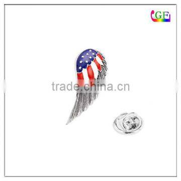 Eagle bird wing anmerican flag USA LAPEL PIN brooch