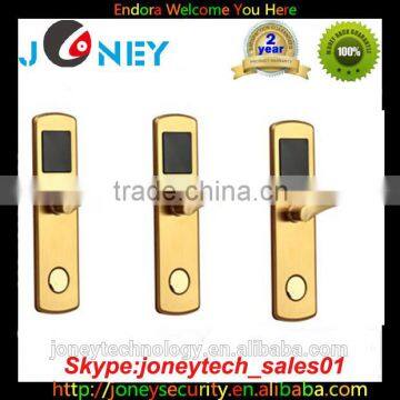 American Standard Zinc Alloy Electronic Door Lock for Any Type of Hote with 13.56 MHZ MF