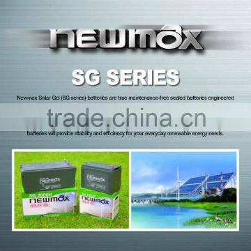 Newmax 12V 150Ah Solar Gel Battery- Deep Cycle solimax SG1500H