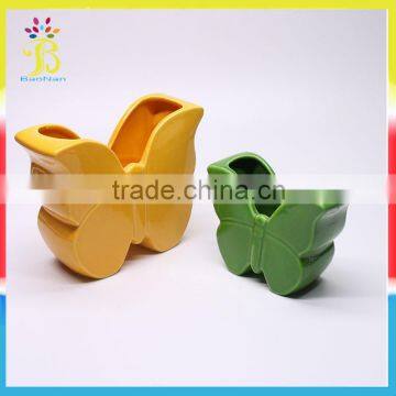 The butterfly decorative home ceramic flower pot