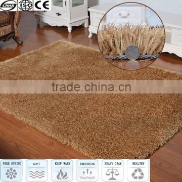 2016 hot sale champagne thinker shaggy carpet carpet underlay hotel carpet