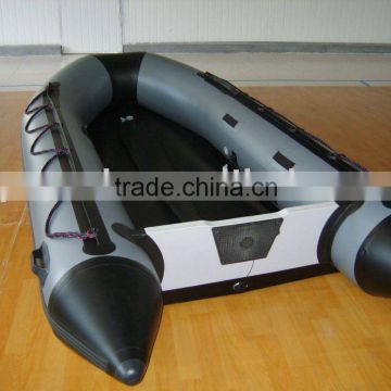 inflatabel aluminum floor fishing boat