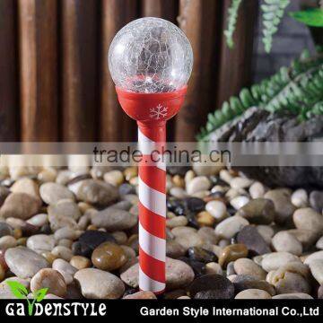 christmas light cracked glass globe solar led christmas light, holiday festival decoration christmas lights led