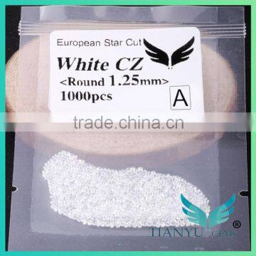 1.25mm 1.75mm CUBIC ZIRCONIA