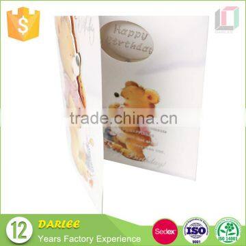 2016 China Oem Embossing Hot Stamping Foldable Luxury Art Paper Music Greeting Cards photo-5