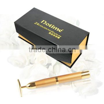 Real gold bar beauty massager for home iontophoresis machine