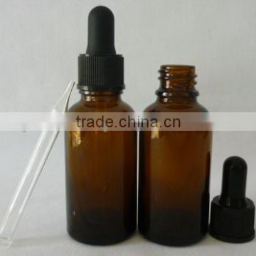 e liquid round glass bottle with Tamper Evident Dripper screw Cap