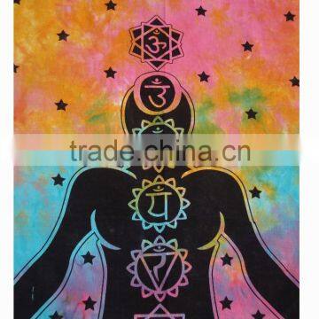 Tapestry Indian Throw Cotton Bedspread Twin Bedspread Manufacturer Home Furnishing Wall Decor Yoga Meditation Mantra Mat photo-3