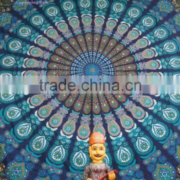 Wall Hanging Hippie Elephant Bedspread Ethnic Throw Art Indian Mandala Tapestry