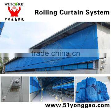 Poultry House Curtain Rolling Curtain System for Chicken Farm