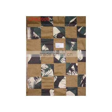 army uniform patchwork fabric