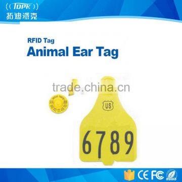 Cow Management Em4305 134.2kHz RFID Animal Ear Tag