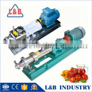 Industrial Steel Food Hopper Screw Tomato Ketchup Pump