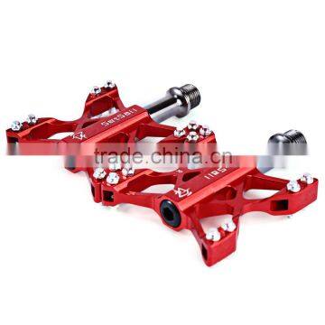 SETSAIL 068 Cycling Pedals Aluminum Skidproof Fixed Gear Profession Mountain Bike Downhill Pedals 3 Bearing Butterfly Shape photo-2