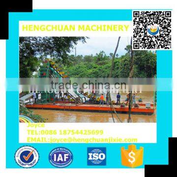 China Price Hot Selling Gold Dredger/Gold Mining Machine/Bucket Chain Gold Dredge photo-5