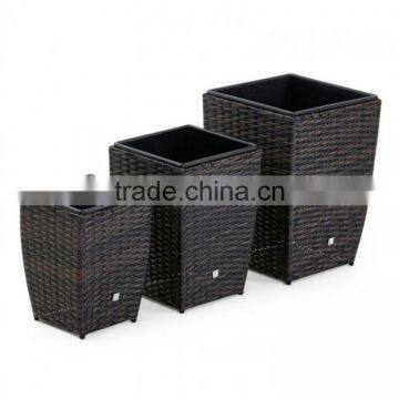 Set of 3 Rattan Garden Pot for Sale Plant Pot Cheap Plant Pot photo-2