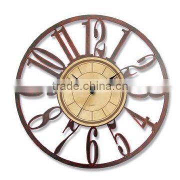 round shape wall clock plastic wall clock decoration wall clock hot clock digital wall clock