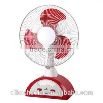 solar powered rechargeable table fans