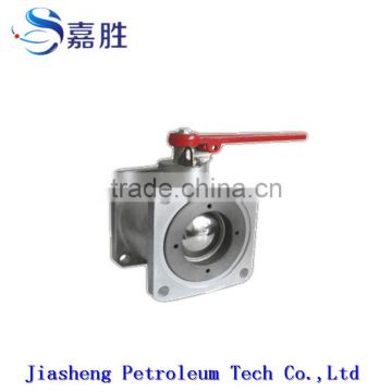 Factory Supply Aluminium Flange Ball Valve With Handle