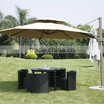 Outdoor Garden Furniture Round Wicker Table photo-6